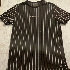 “Future” striped shirt